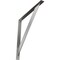 Ekena Millwork Traditional Steel Bracket, Stainless Steel 2"W x 24"D x 24"H BKTM02X24X24TRSS - alternate 1